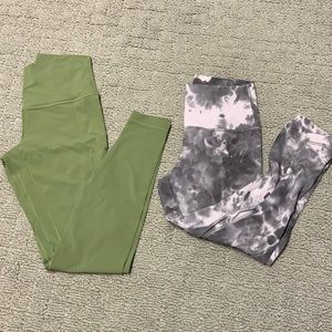 Lululemon align long pant and crop size 6